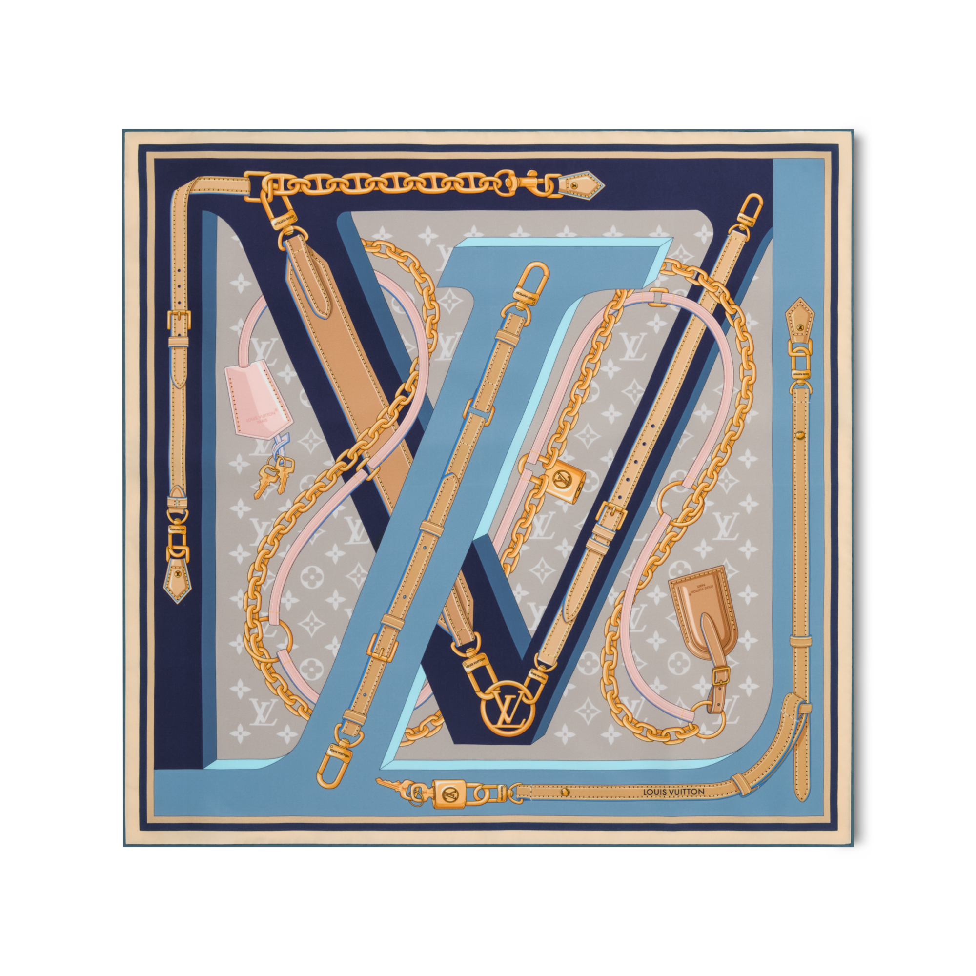 LV Strap Square 70 S00 - Women - Accessories | LOUIS VUITTON ®